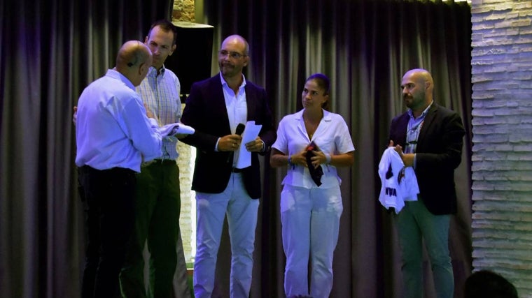 Un momento de la presentación de la campaña de abonados del Ciudad de Huelva