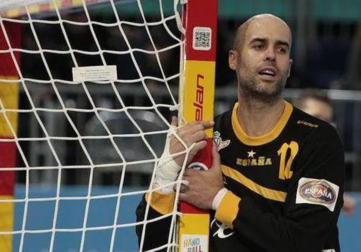 José Manuel Sierra defendiendo a España en el Mundial del año 2015