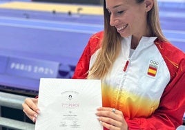 Lepe recibe este martes a su 'olímpica', Laura García-Caro