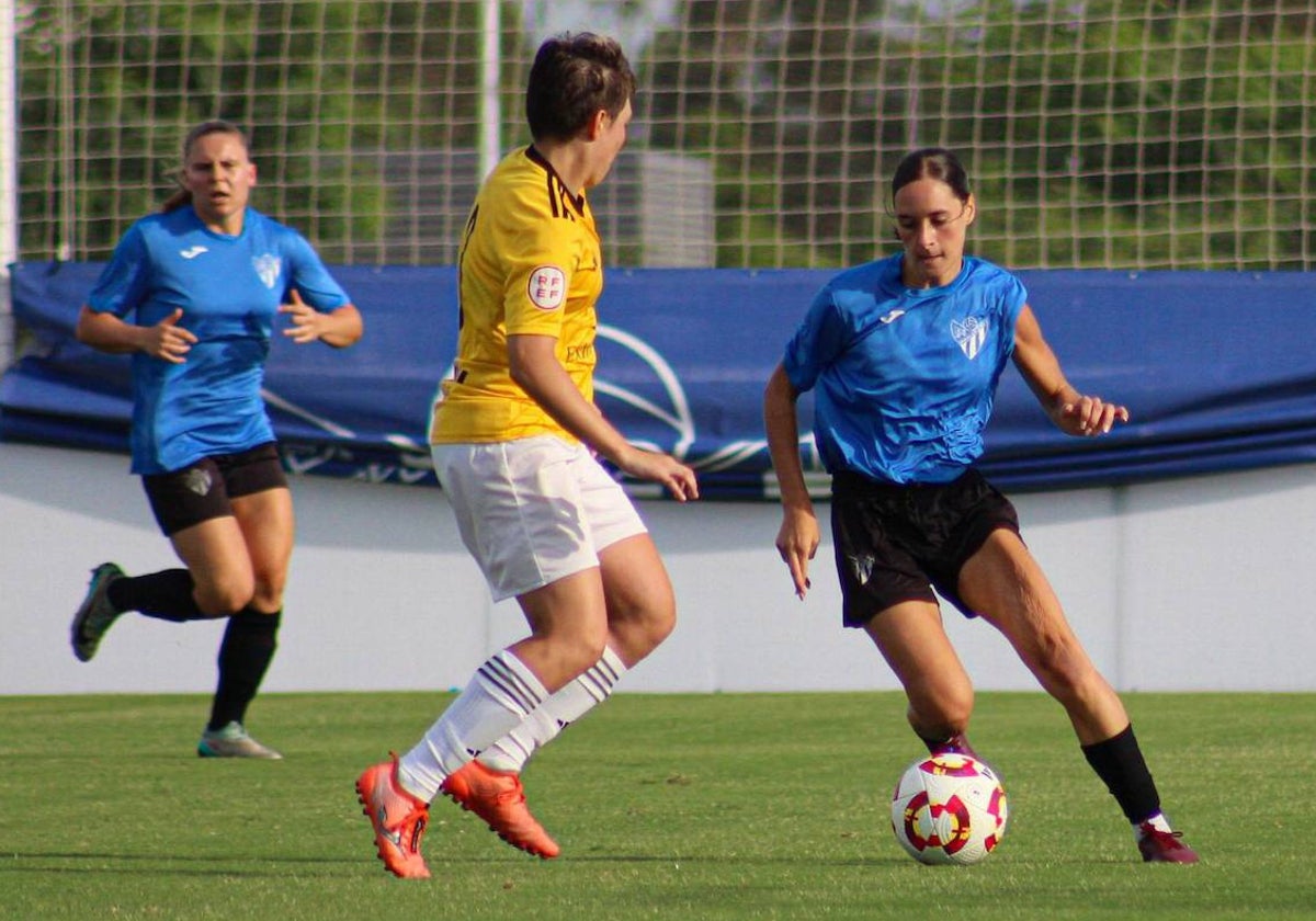 El Sporting Huelva durante un amistoso disputado esta pretemporada ante el Cacereño