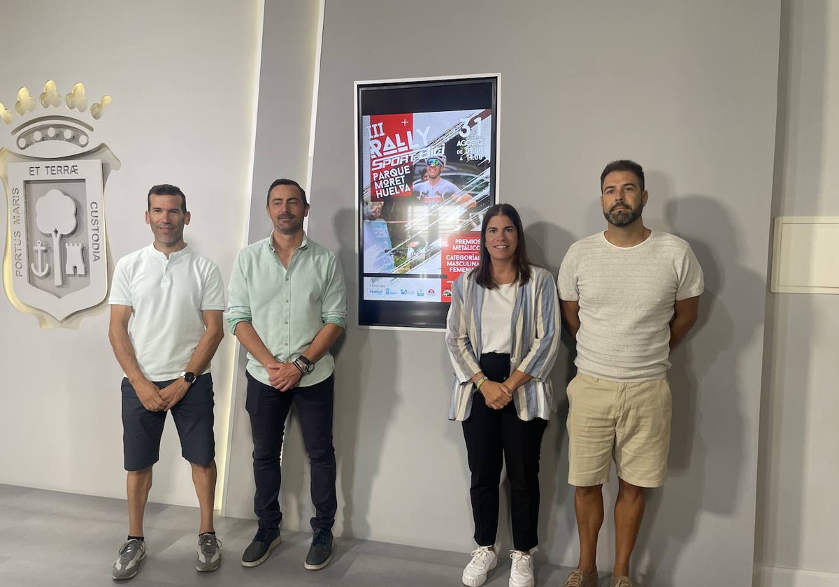 La presentación del evento ciclista que tendrá lugar este sábado en el Parque Moret de Huelva