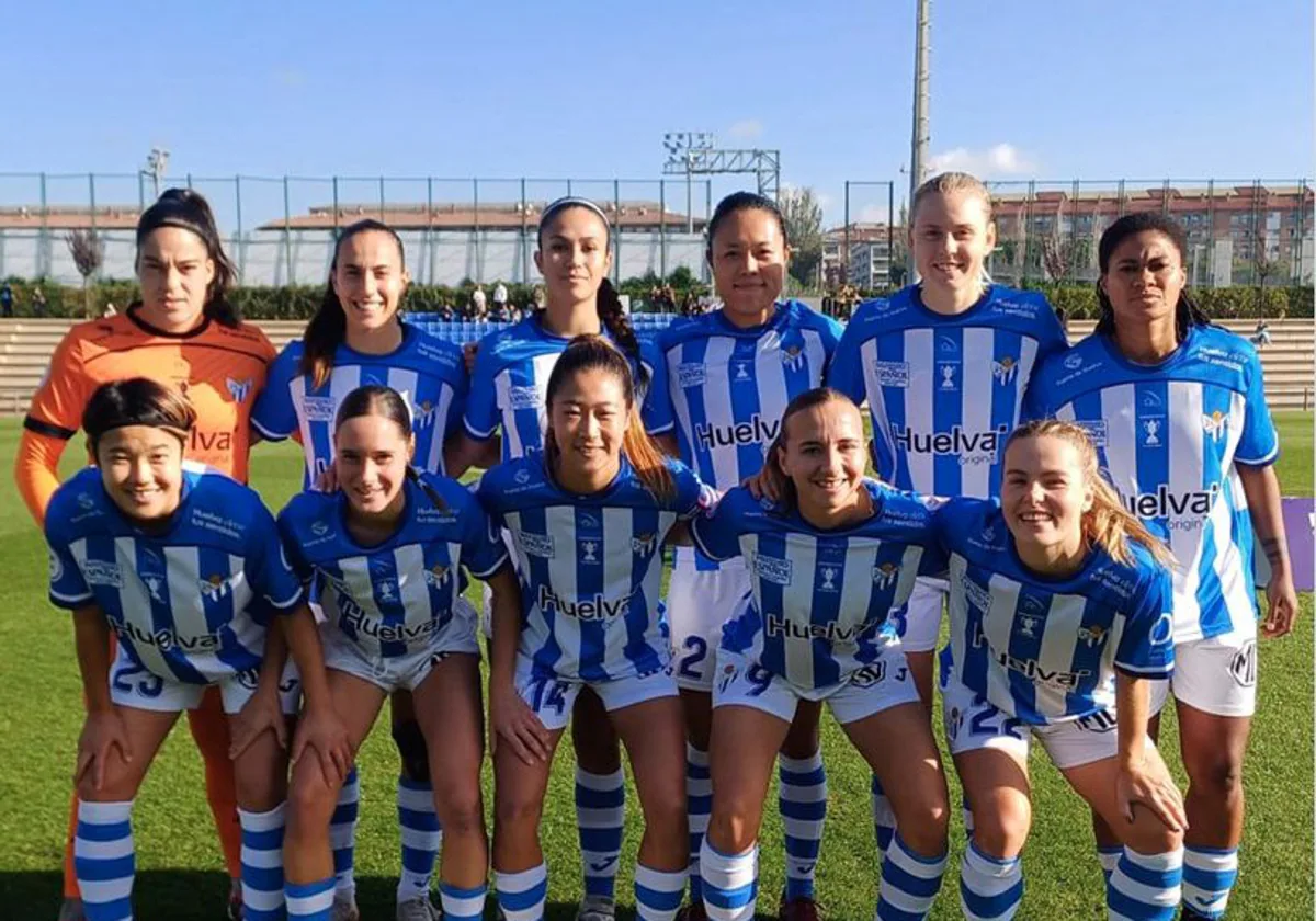 Once del conjunto onubense en Copa de la Reina