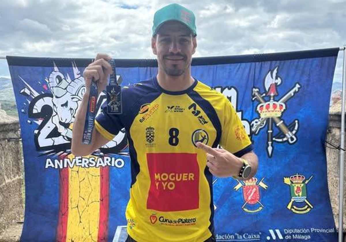 Javier Ollero tras concluir los 101 kilómetros de Ronda
