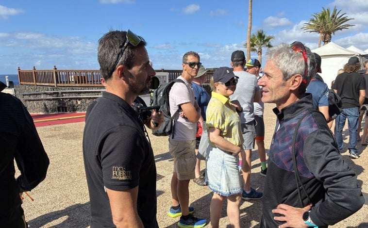 Imagen principal - Enrique Llimona comienza «con muy buenas sensaciones» el desafío 'Más fuerte que el miedo'