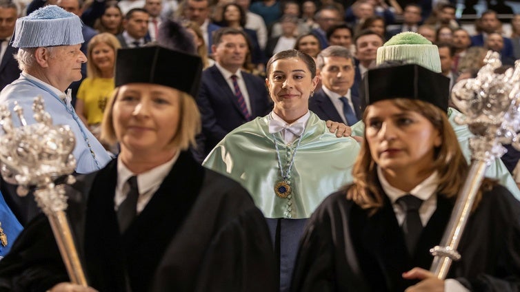 Carolina Marín, tras su investidura como Honoris Causa: «Yo sólo era una niña que quería ganar a todo»