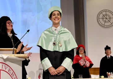 Carolina Marín ya es Honoris Causa, también de la Universidad de Huelva