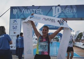 10k Huelva Puerta del Descubrimiento: Mohamed El Gahzouani y Estefanía Rouco, ganadores