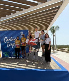 Imagen secundaria 2 - Victorias de Alejandro Illán y Paula Rodríguez en la XIII Media Maratón Ruta Hoteles Cartaya