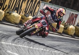 Paquito Gómez se mantiene firme en la lucha por el Mundial Rookie de Supermotard tras correr en Alemania