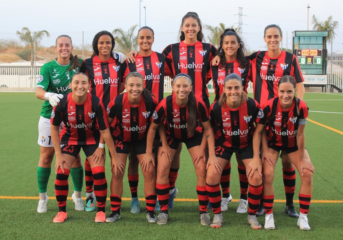 Once inicial del Sporting Club de Huelva