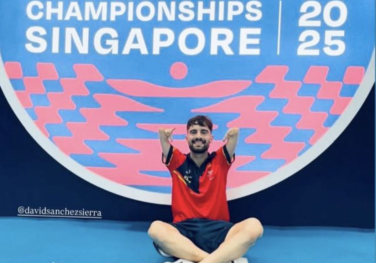 David Sánchez Sierra, séptimo en el Mundial de Singapur