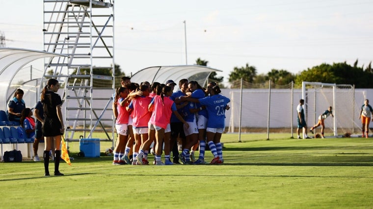 El Sporting Huelva entra con fuerza en la tercera ronda de la Copa de la Reina (3-0)