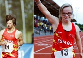 Blanca Betanzos y Nicolás Castaño se cuelgan dos medallas cada uno en el Mundial de Atletismo Virtus