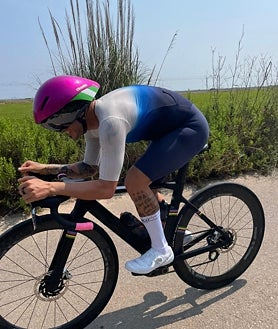 Imagen secundaria 2 - Chamba, en diferentes momentos de la prueba