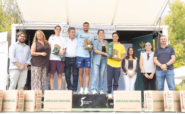 Imagen principal - Triplete histórico de Zakaria Boufaljat en el Cross Internacional del Aceite: «Voy con todo para estar con España en el Europeo»