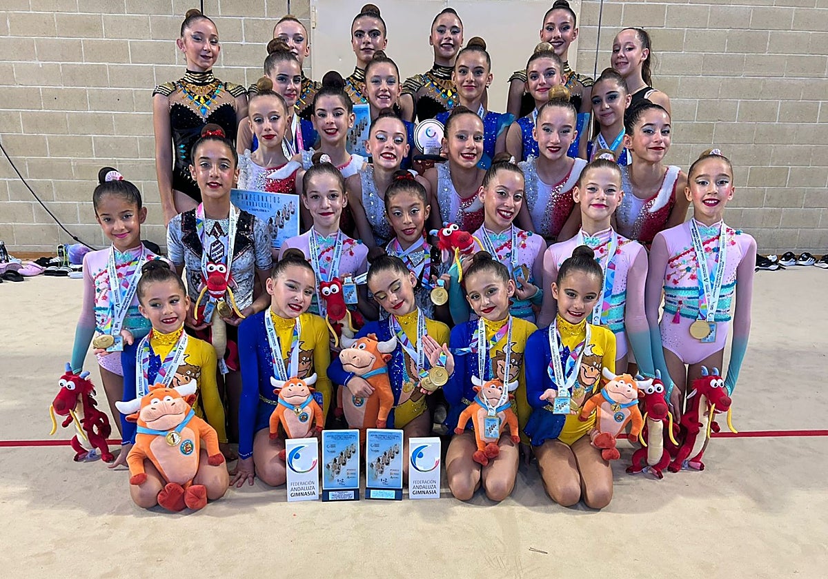 Gran papel del club onubense en la cita celebrada en el Pabellón Vista Alegre de Córdoba