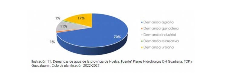 Huelva necesita agua más allá de los frutos rojos: industria, comercio y turismo se suman a la protesta por las infraestructuras hidráulicas