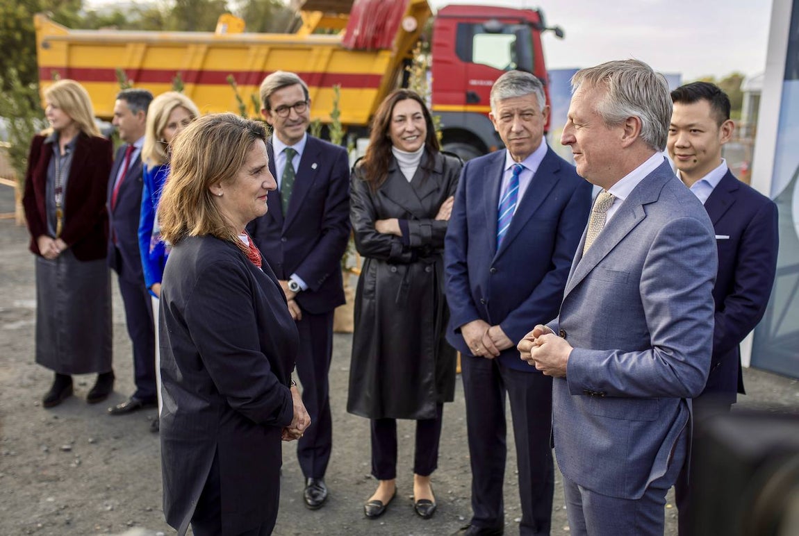 La colocación de la primera piedra de la planta de biocombustibles 2G, en imágenes