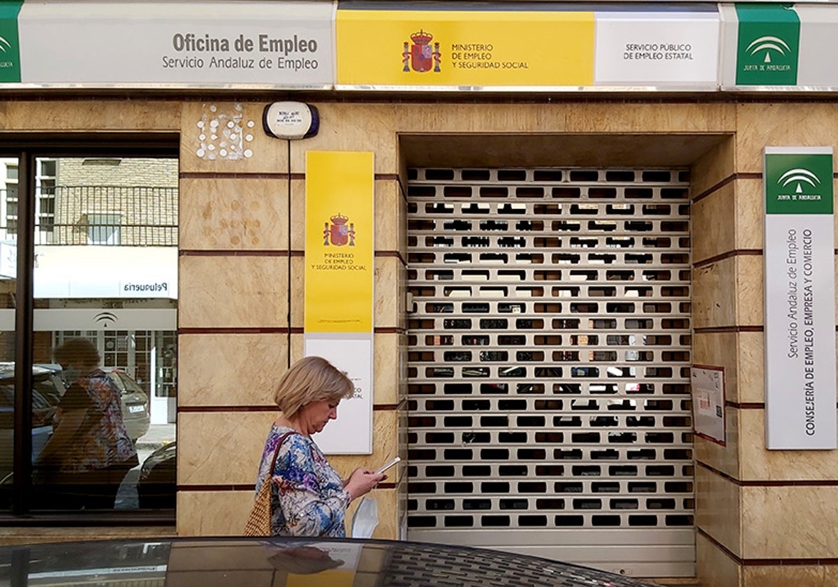 Imagen de archivo de una oficina del SEPE en Andalucía