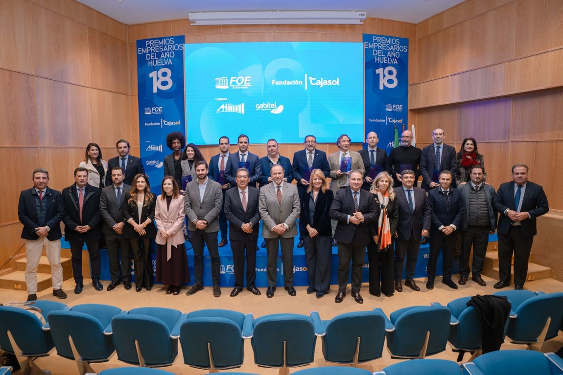 La entrega de los premios Empresarios del Año de Huelva, en imágenes