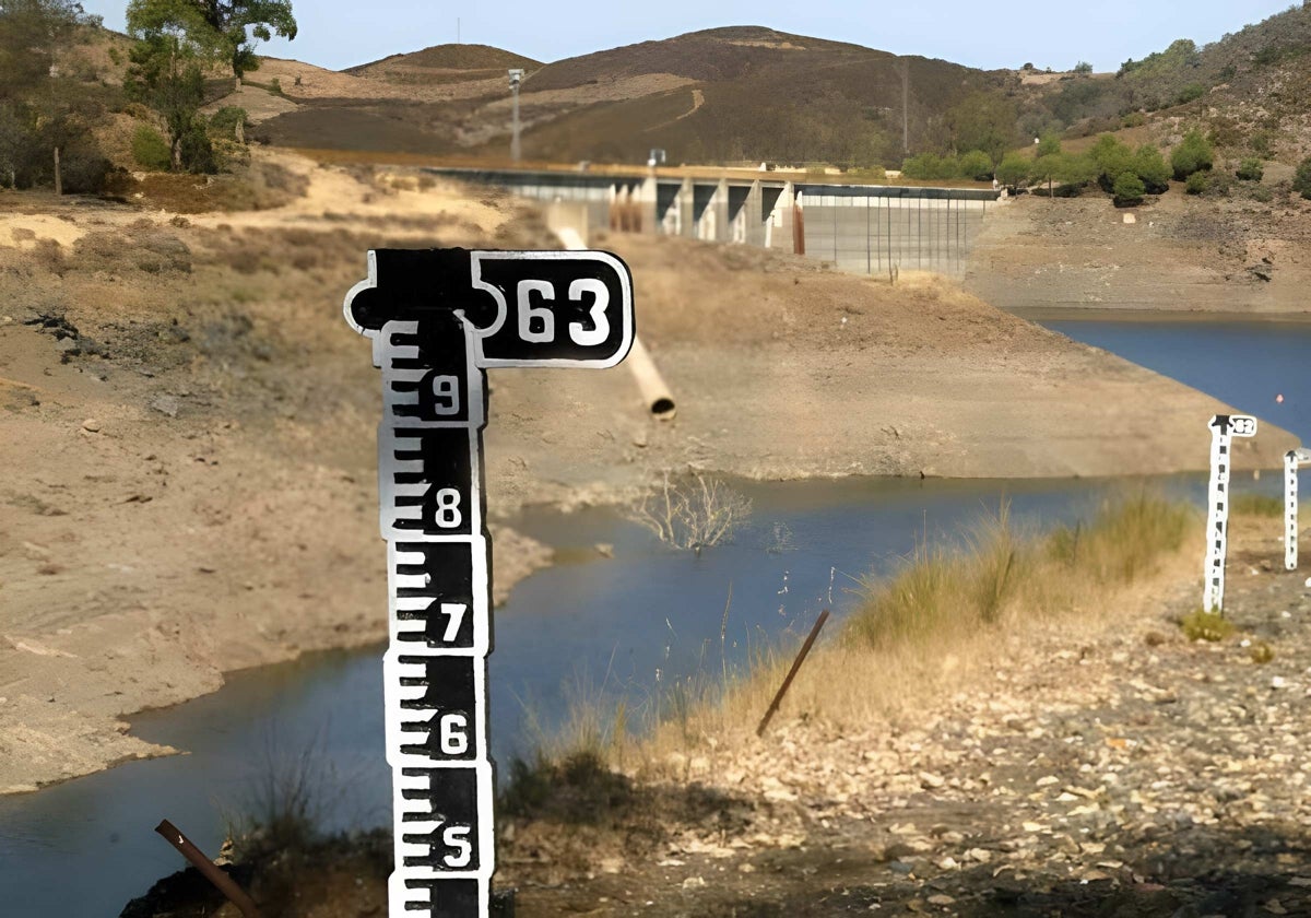 Un embalse de la provincia bajo mínimos