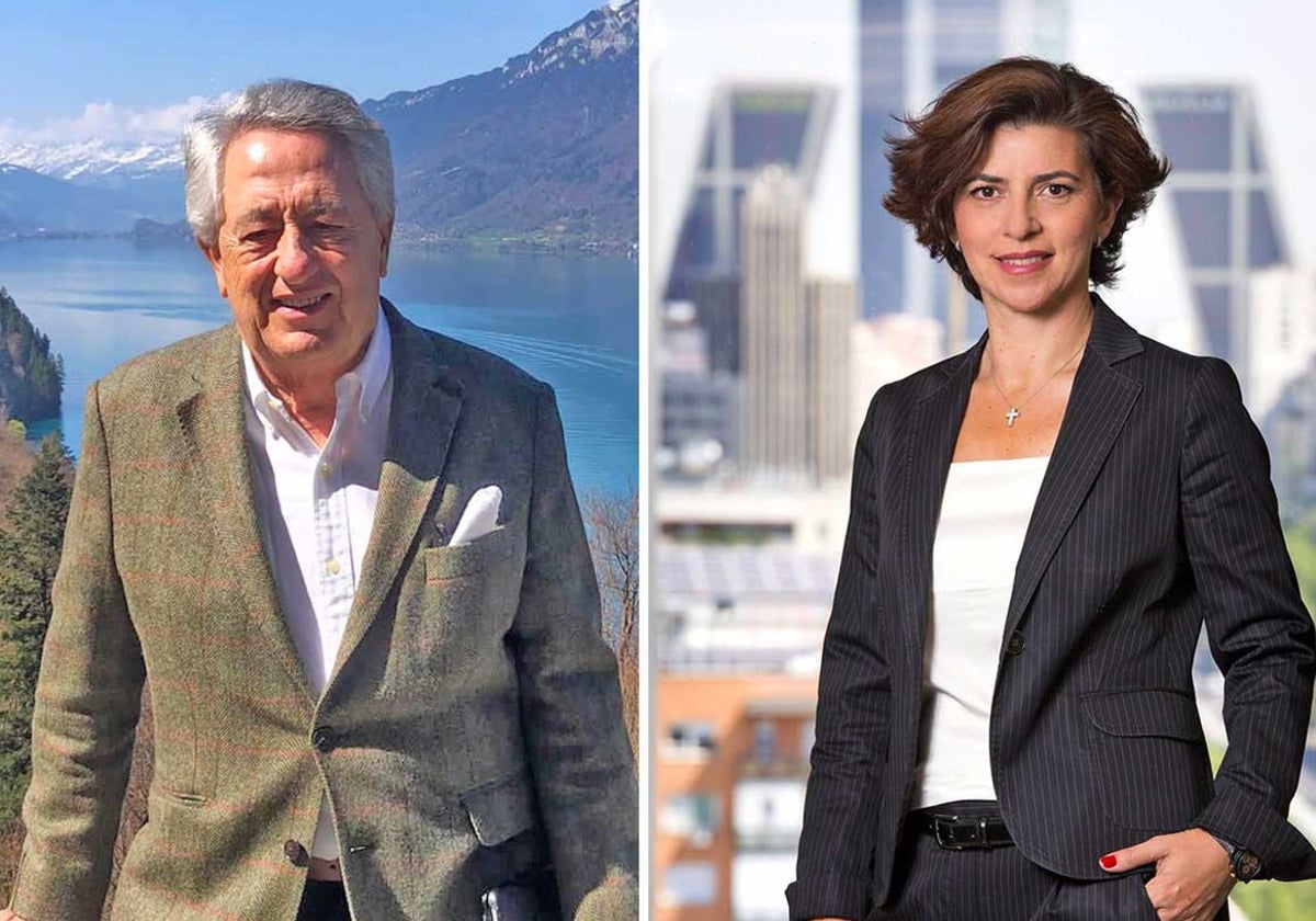 El presidente del Consejo de Administración de Atlantic Copper, Javier Targuetta, y la nueva consejera delegada, Marcarena Gutiérrez