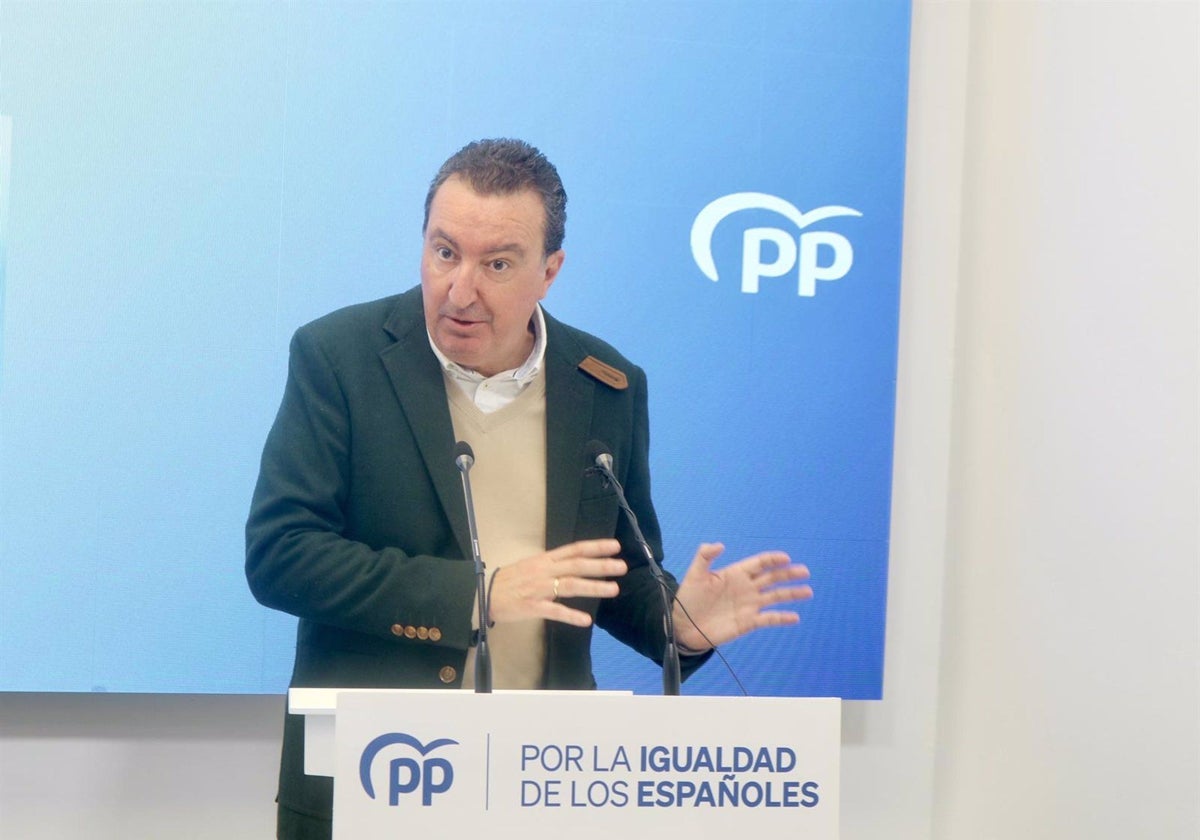 El presidente del PP de Huelva, Manuel Andrés González.