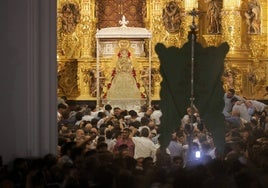 Momento previo al salto de la reja