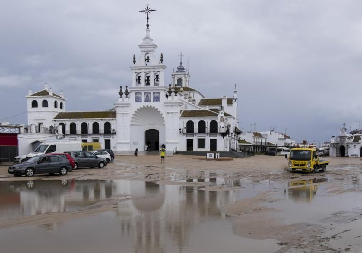 Inundación en El Rocío en 2016