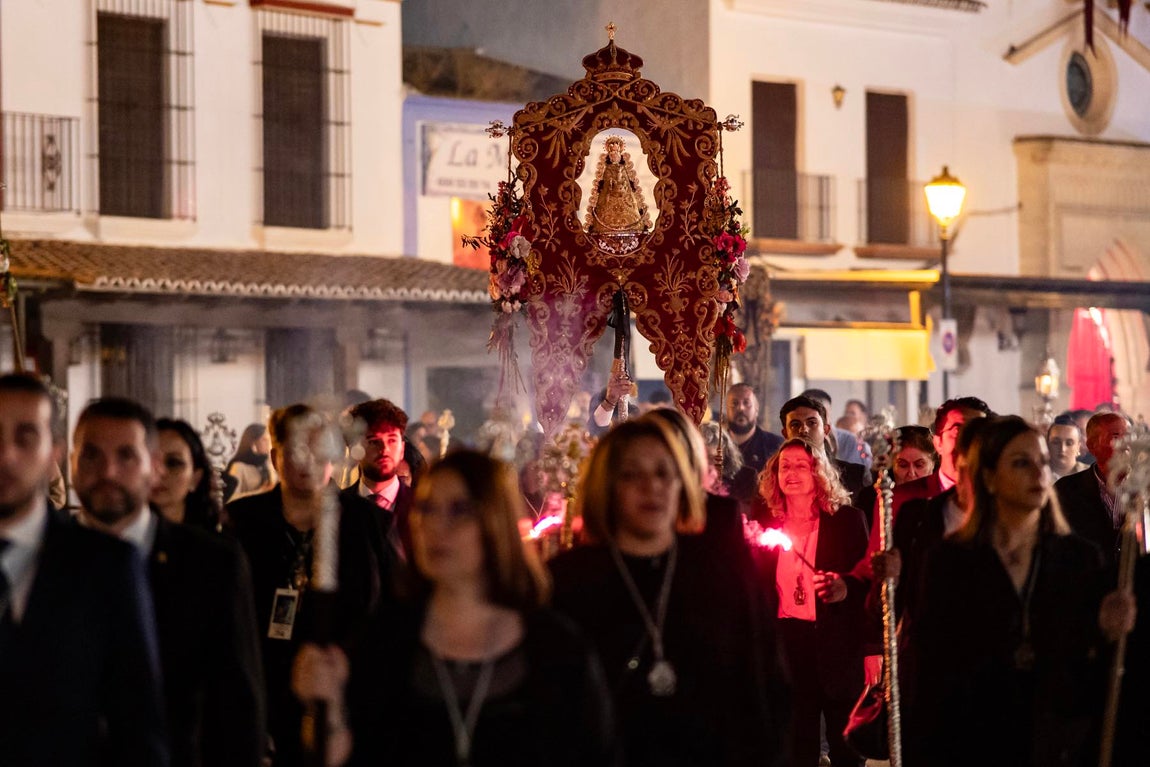 El rosario jubilar rociero, en imágenes
