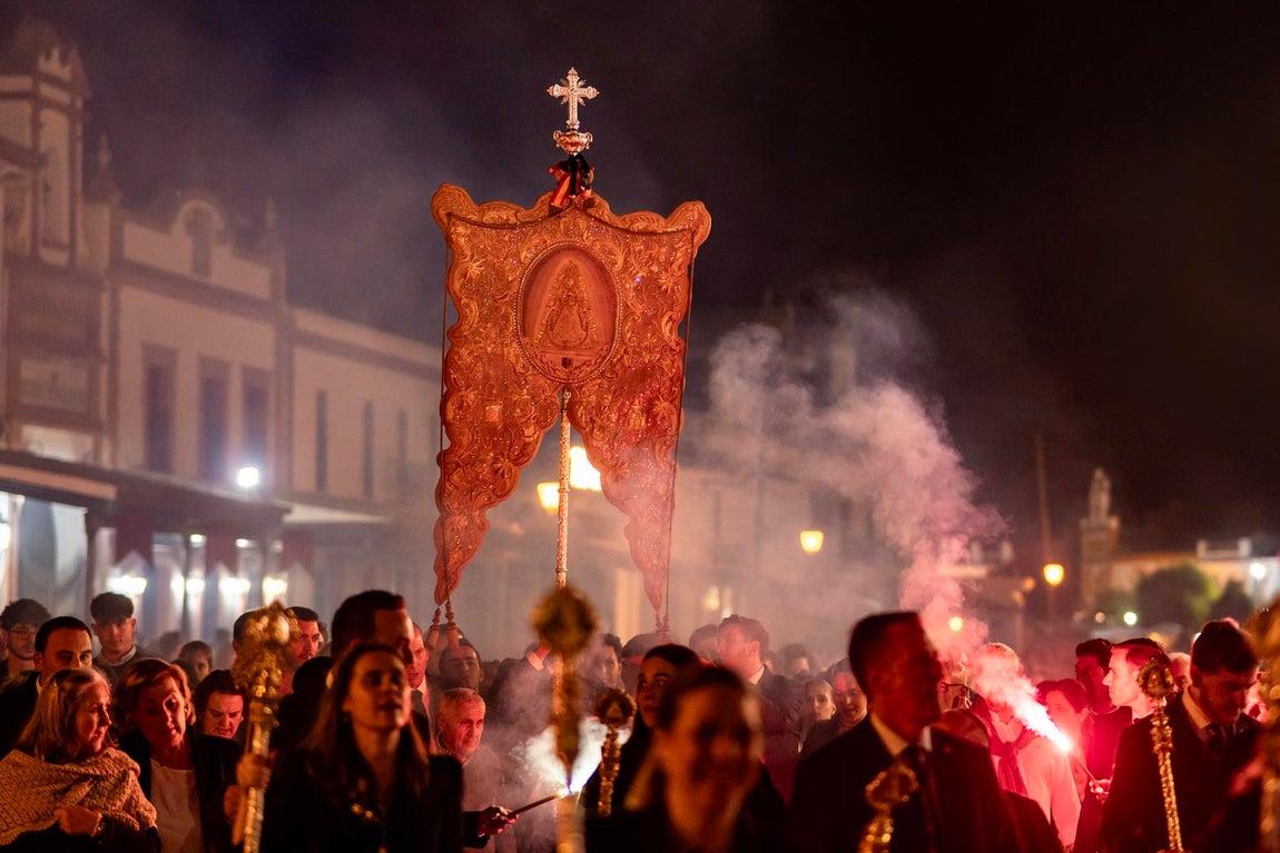 El rosario jubilar rociero, en imágenes