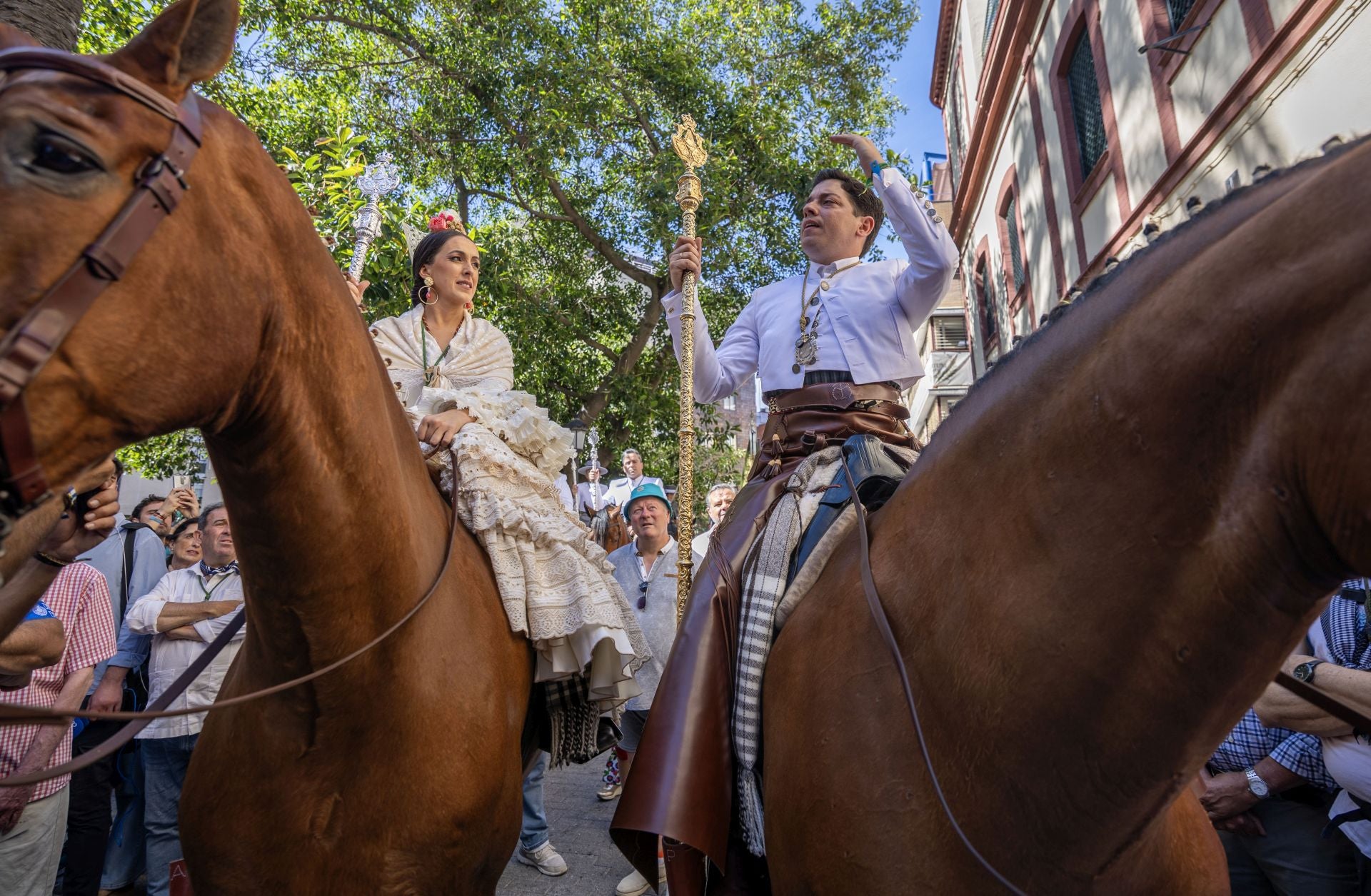 Huelva en pie para despedir a sus peregrinos