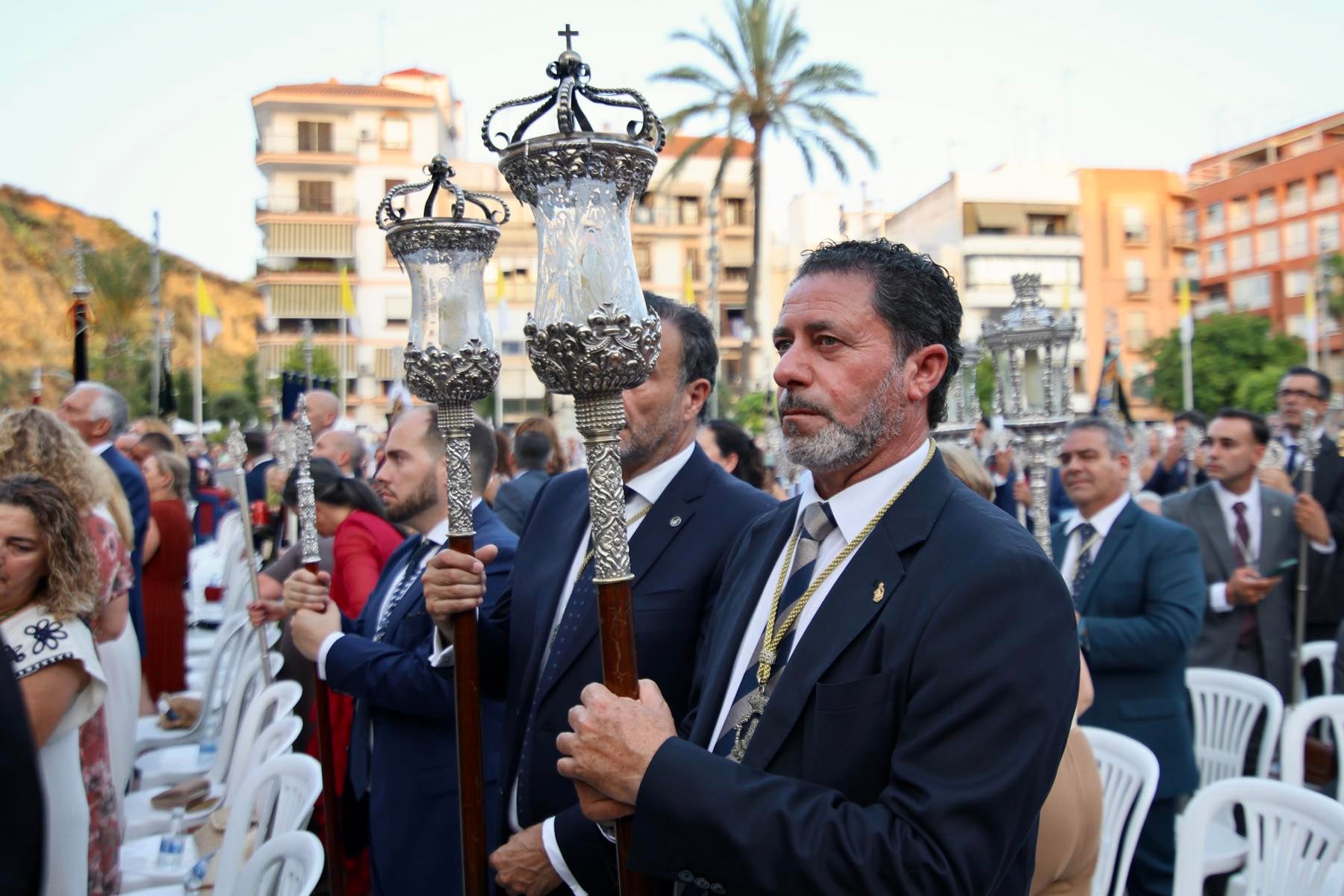 El Rosario Jubilar Rociero de la diócesis, en imágenes