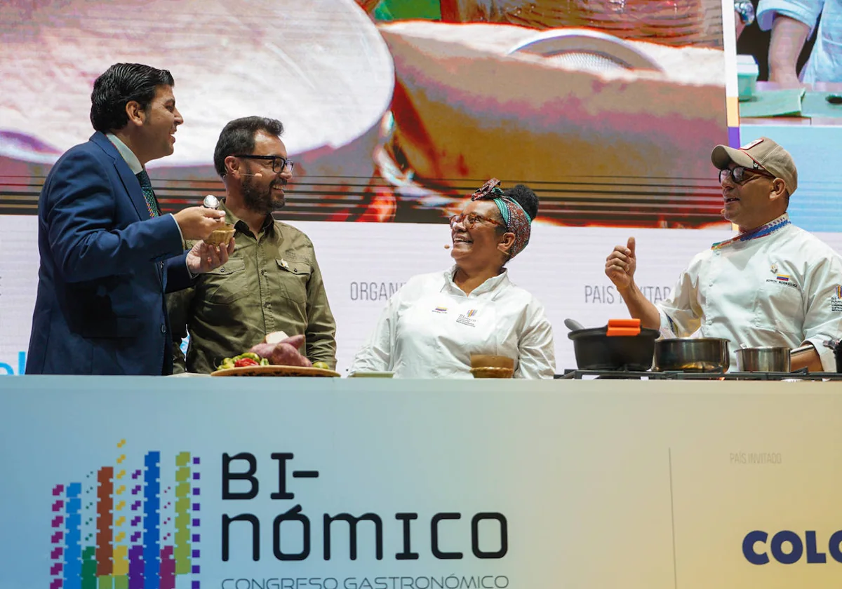 La comida de Colombia ha sido la protagonista en la primera jornada de Binómico