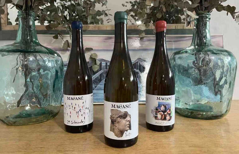 Los tres vinos de Bodegas Magasé