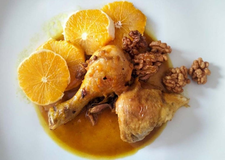 Pollo especiado a la naranja: un plato sencillo, muy barato y con un sabor de alta cocina