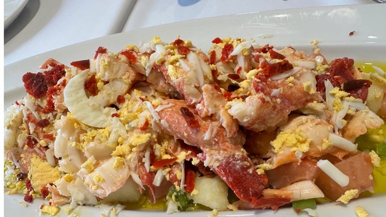 Salpicón de bogavante