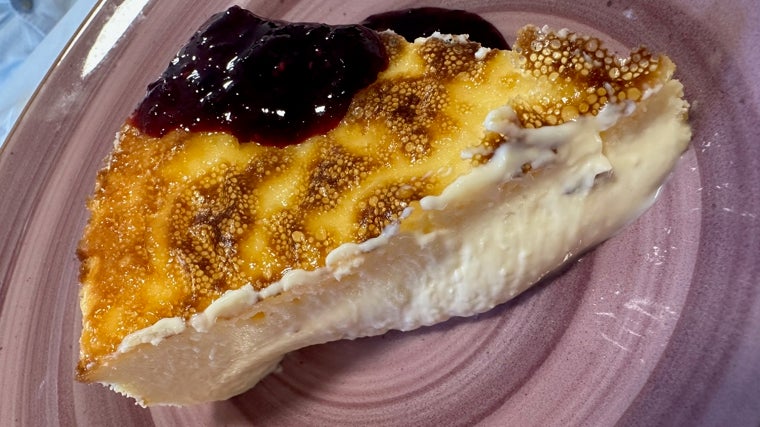 Tarta de queso al horno
