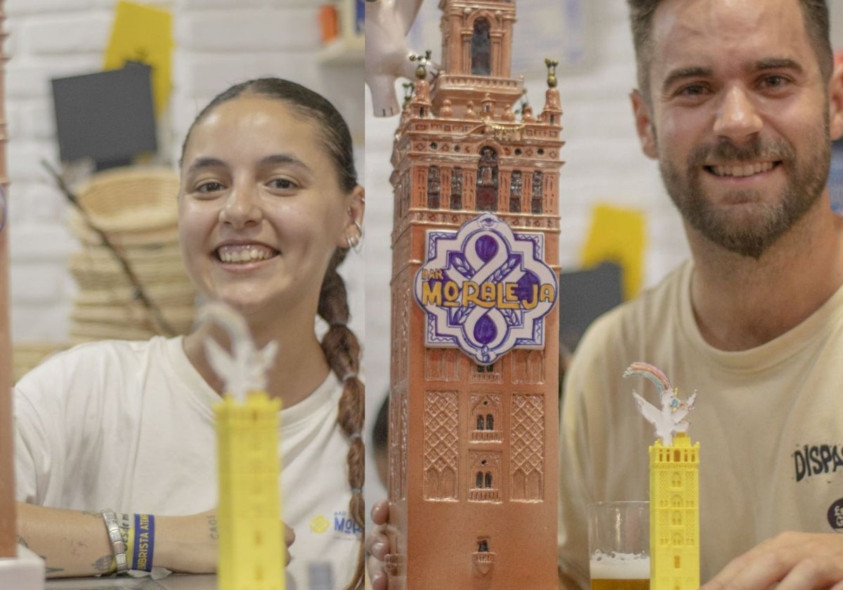 Gema Mora, la mejor tiradora de cerveza de Sevilla