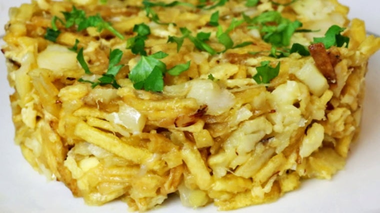 Plato de bacalao al douro