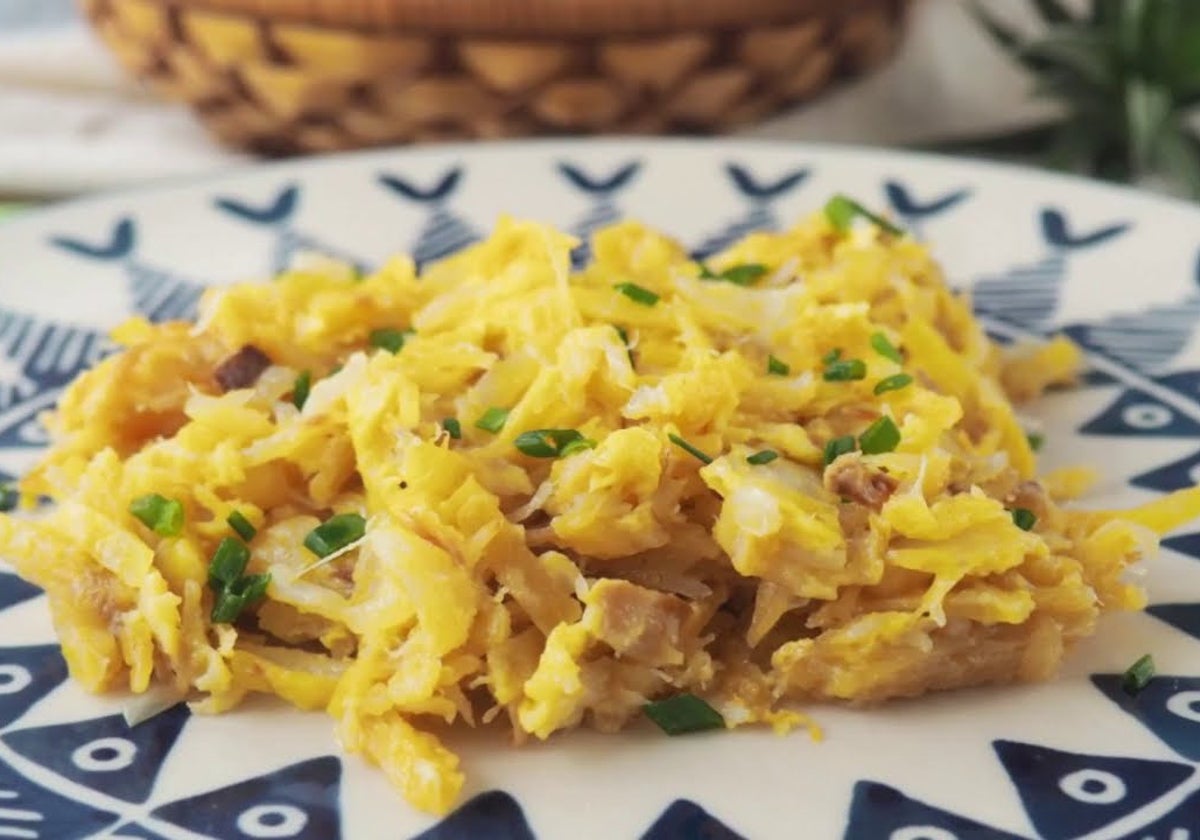 Plato de bacalao al douro, uno de los imprescindibles que tienes que probar si vas al Algarve portugués
