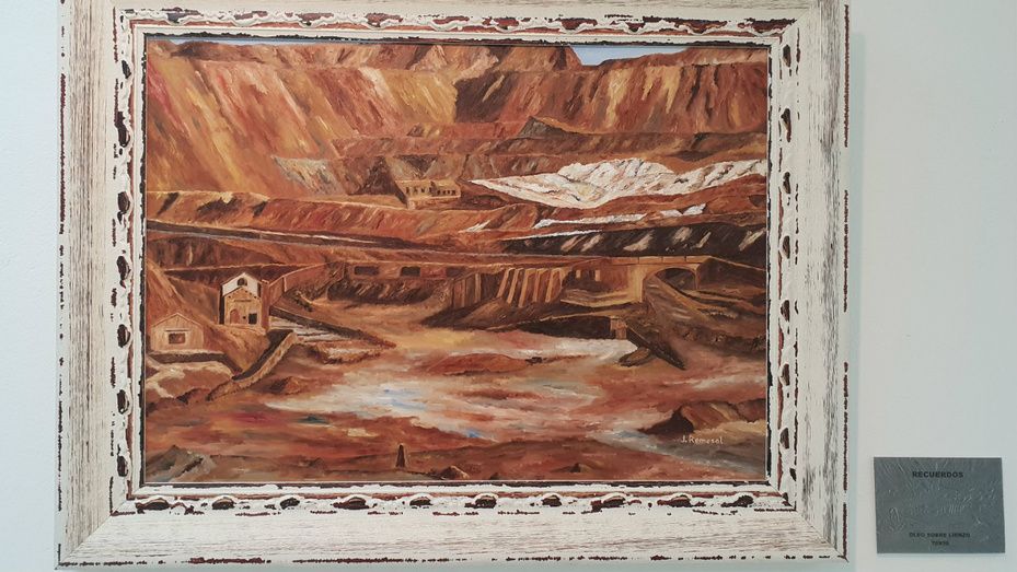 Remesal muestra en Aljaraque la esencia cromática de Riotinto