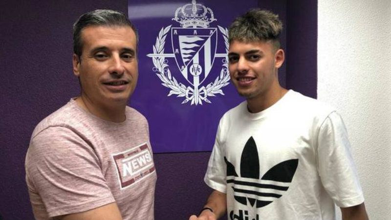 Charaf, mediocentro del Valladolid, llega cedido al Recre intentando no ser un clon de Toni Segura o Ismael Benktib