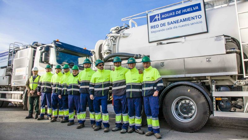 Nuevo operativo de limpieza del sistema de saneamiento de Huelva