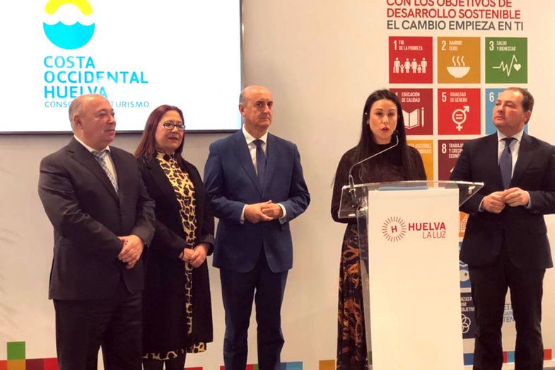 Intensa jornada de Islantilla en Fitur durante su jornada de presentación