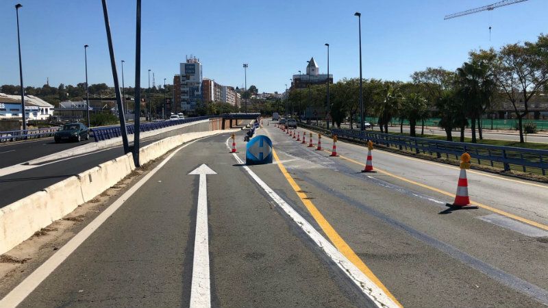 Detienen a dos varones con 1.740 kilos de hachís en un control rutinario en el puente del Odiel