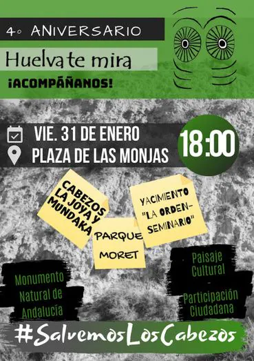 'Huelva te mira' celebra su 4º cumpleaños en la Plaza de las Monjas