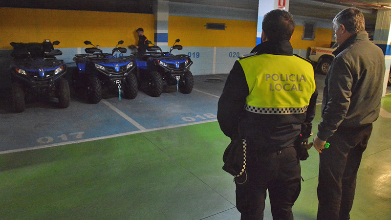 El Ayuntamiento de Palos refuerza la flota de vehículos de la Policía Local con dos nuevos quads
