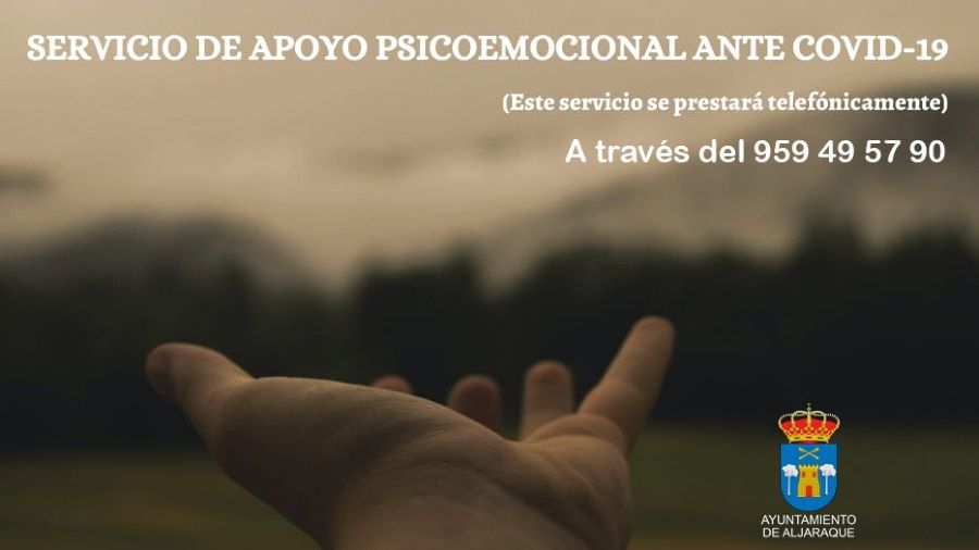 Aljaraque presta apoyo psicológico para ayudar a la 'gestión emocional' de la pandemia