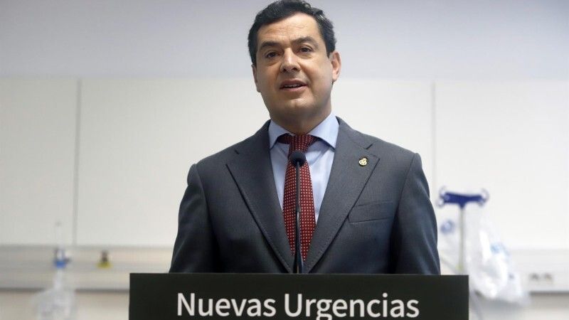 Juanma Moreno le pide al Gobierno que vaya pensando en un confinamiento total en España